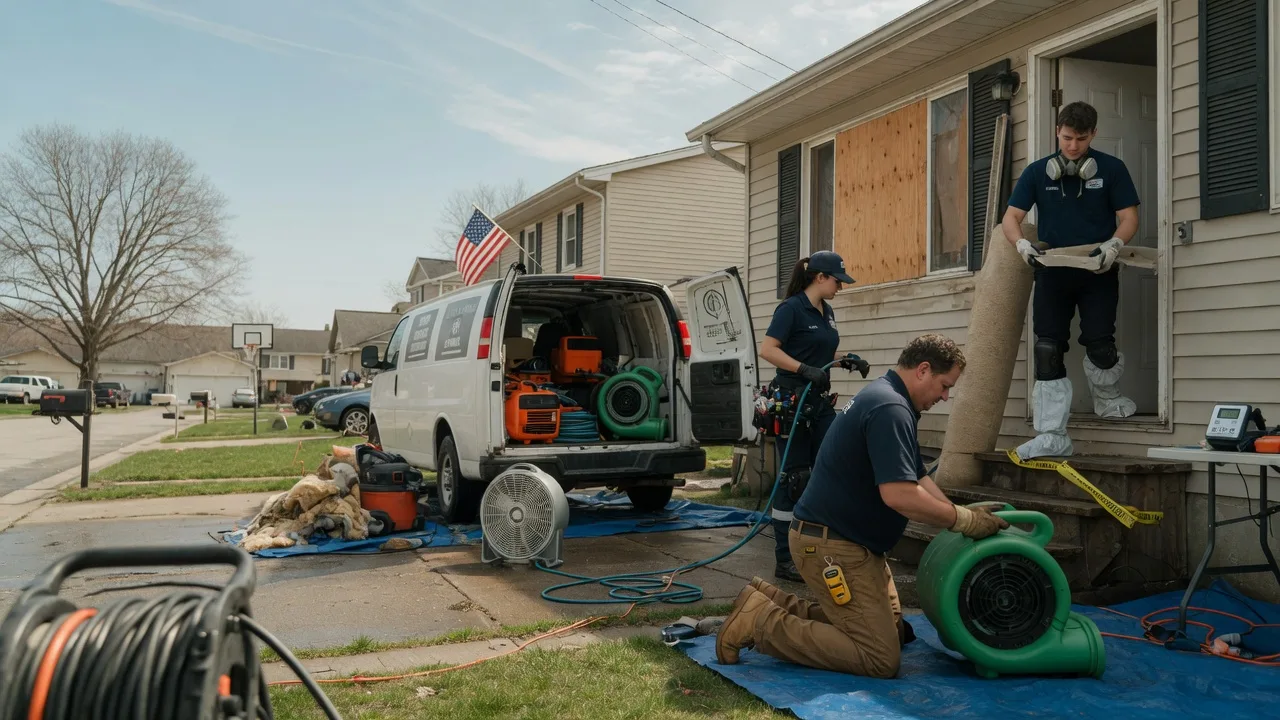 Water Damage Restoration in Opdyke, IL near me